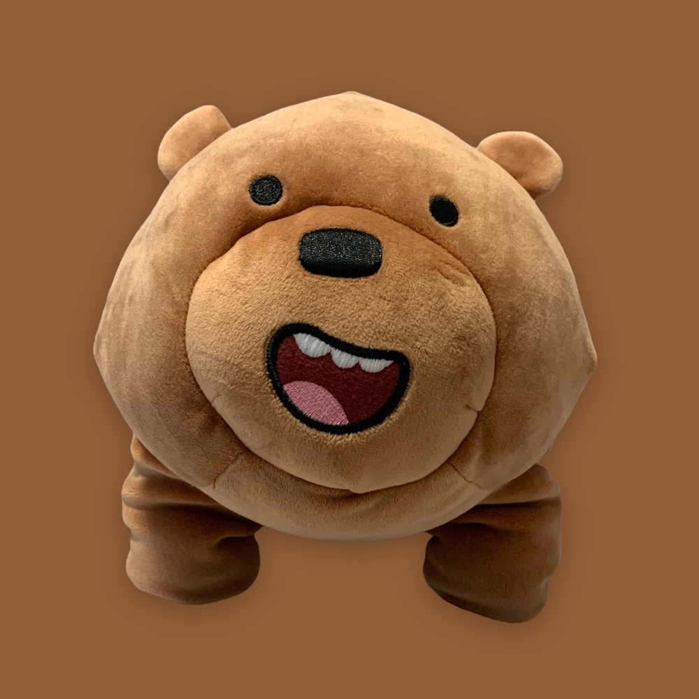 CartoonNetwork We Bare Bears Grizz Standing Plush Stuffed Animal Toy Collectible